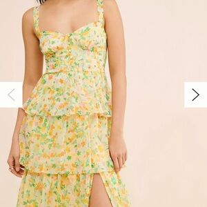 Midsummer Tiered Floral Maxi Dress